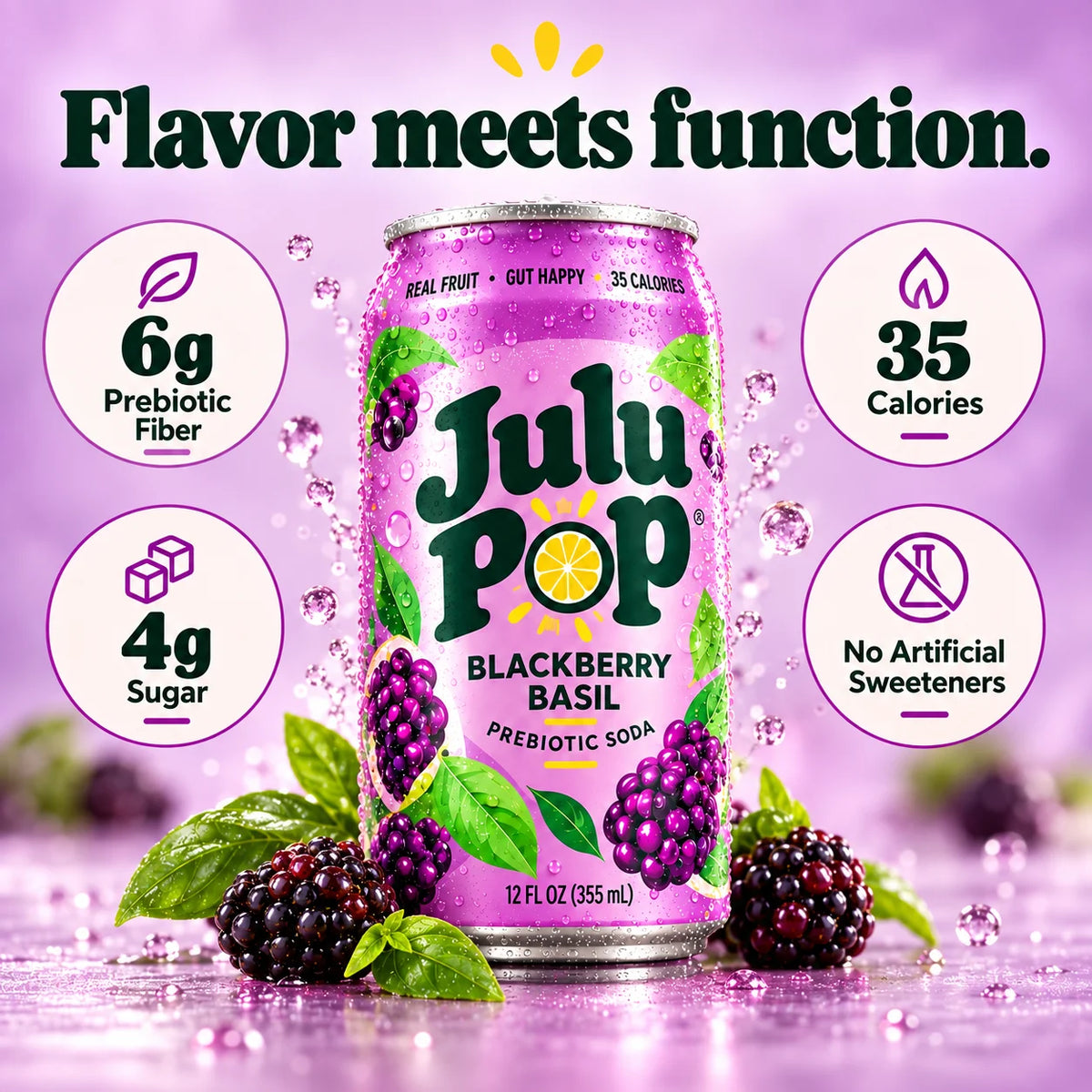 Julu Pop - Blackberry Basil