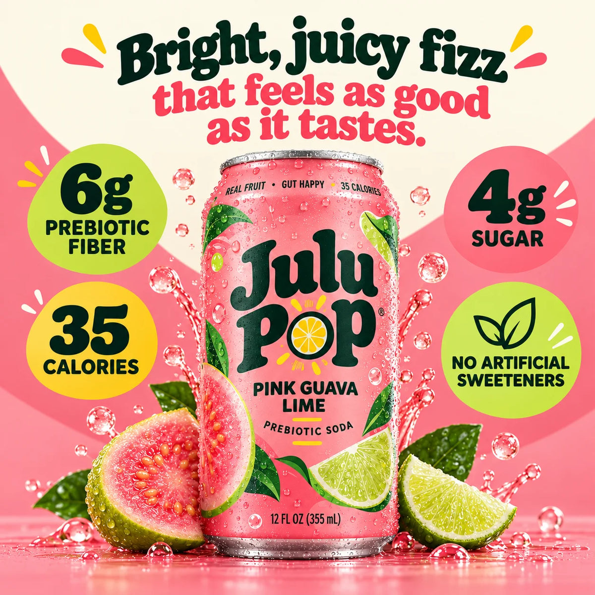 Julu Pop - Pink Guava Lime
