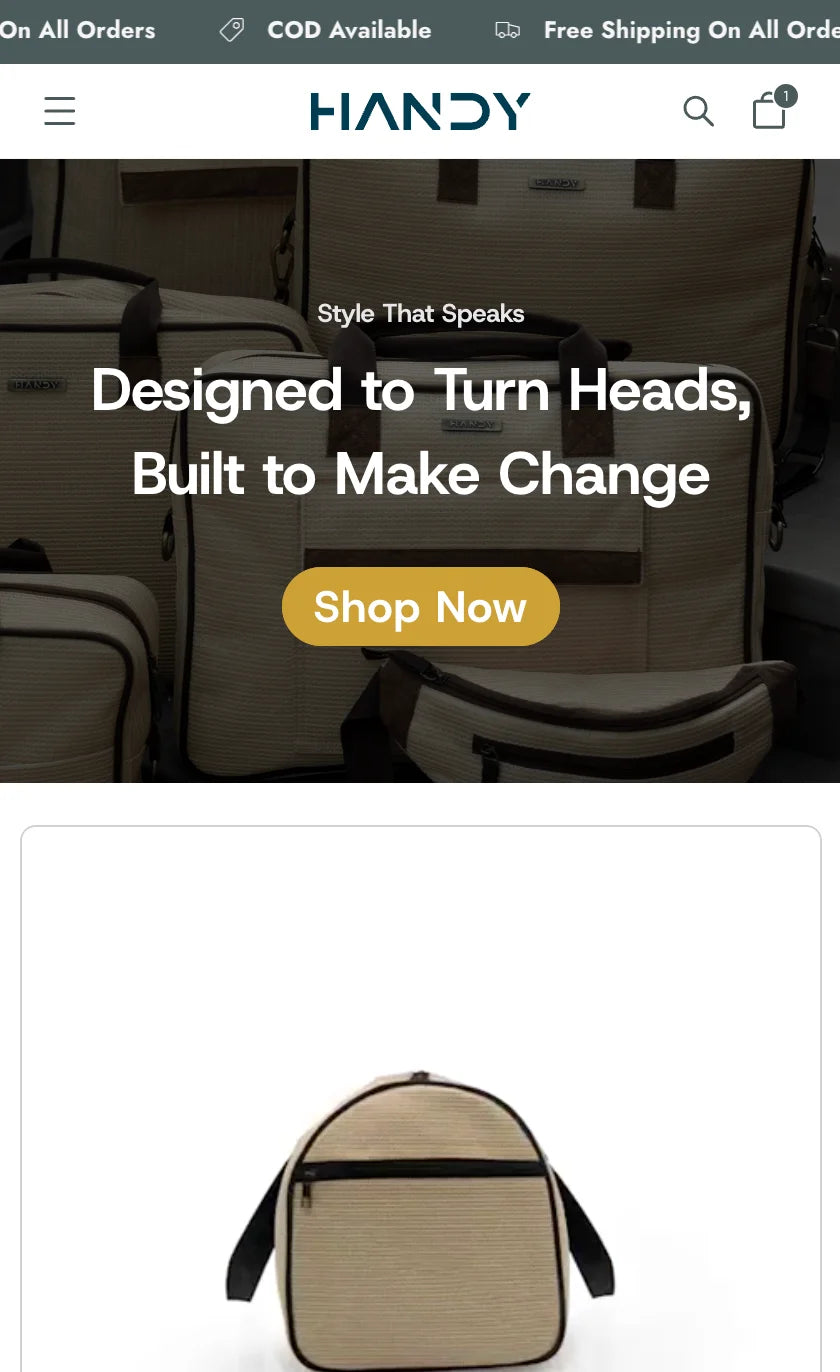Home page handy bags